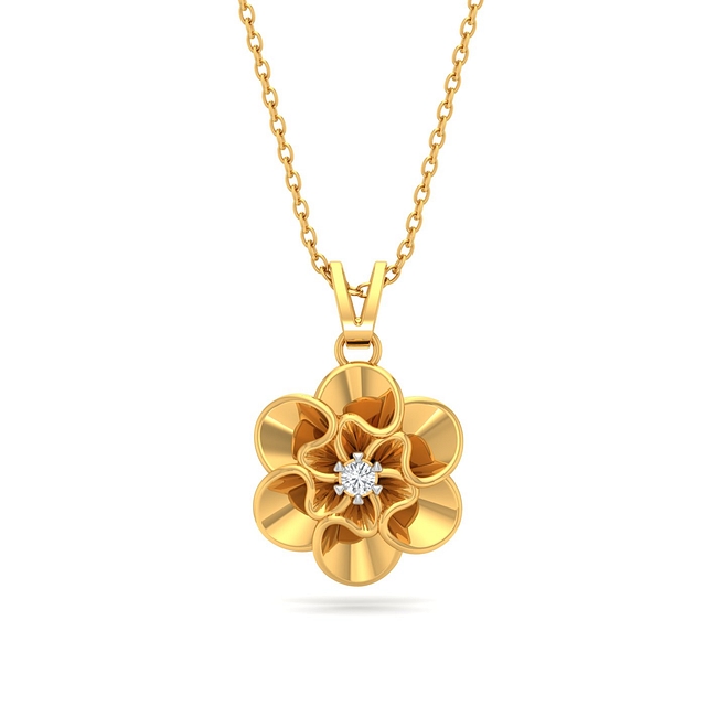 Marigold Fleur Diamond Pendant