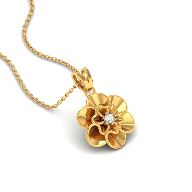 Marigold Fleur Diamond Pendant