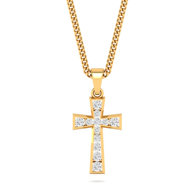 The Cruz Diamond Cross Pendant