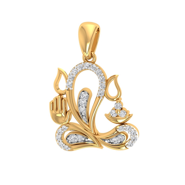 Vinayagar Diamond Pendant
