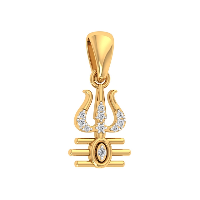 Shiva Diamond Pendant
