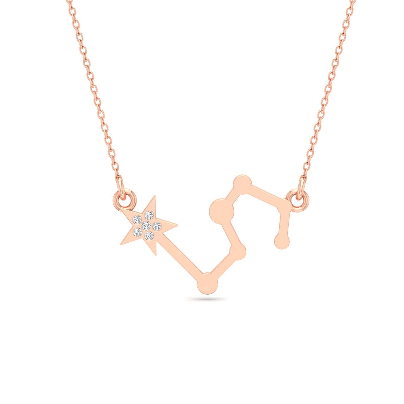 Premium) Leo - Zodiac Constellation Necklace | Arva.co