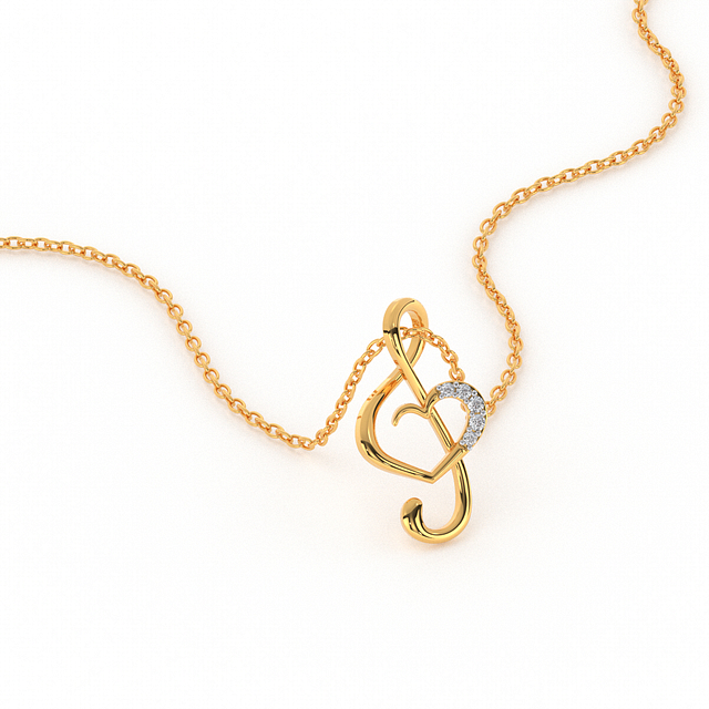 Cadence Gold Music Pendant