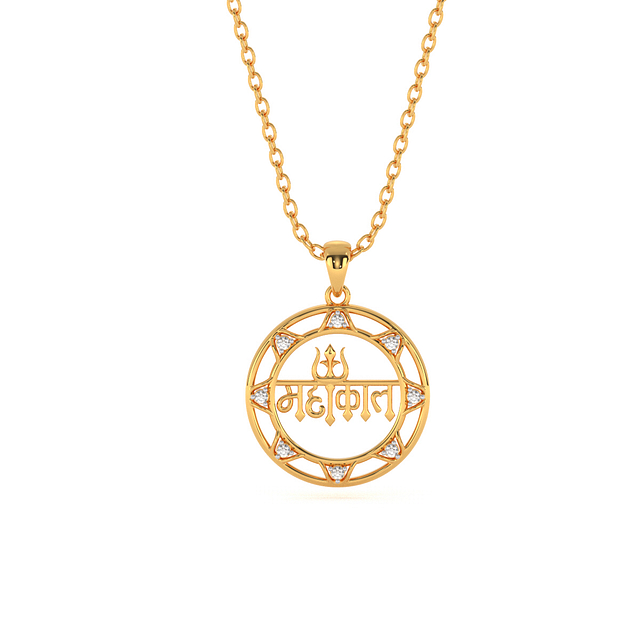 Mahakal Gold Pendant