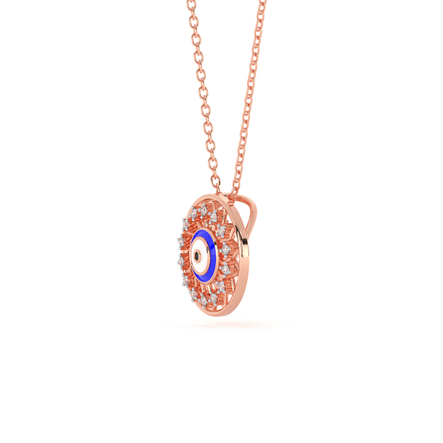 Zoe Evil Eye Diamond Pendant