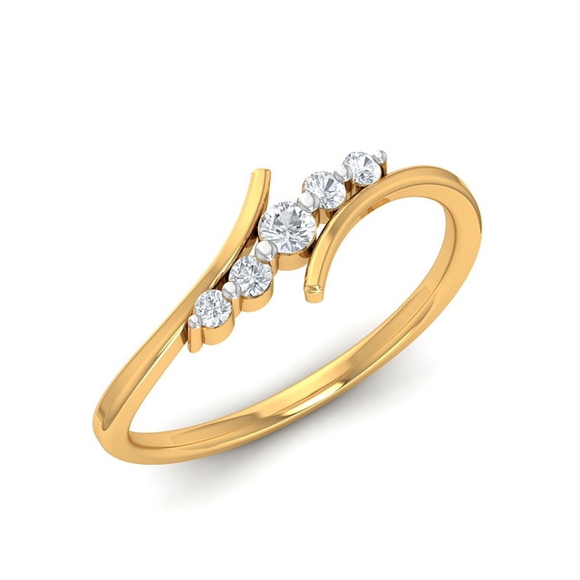 The Duo Element Diamond Ring