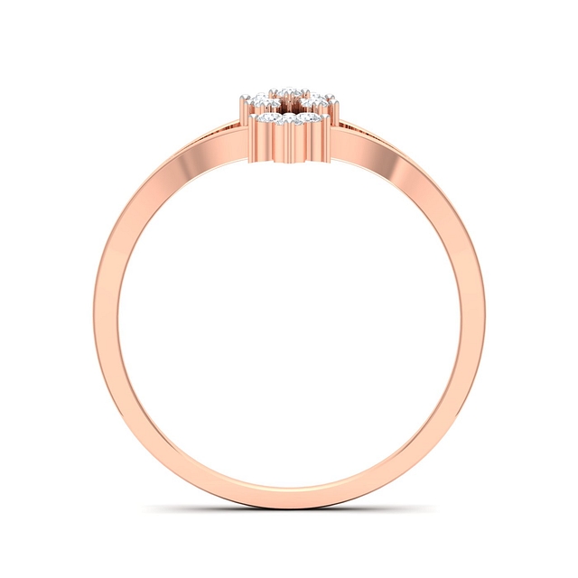 Triplet Fleur Diamond Ring For Women