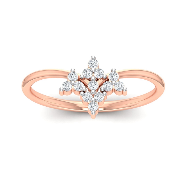 Zoe Trio Flora Diamonds Ring