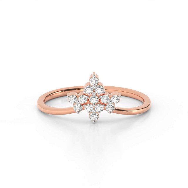 Zoe Trio Flora Diamonds Ring