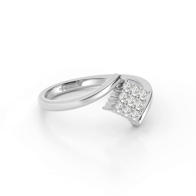 Sophie Square Cluster Diamond Ring