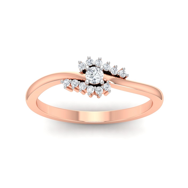 Ember Solitaire Diamond Ring