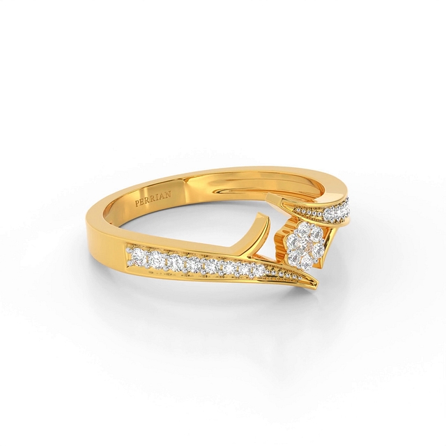 Cluster Hold Diamond Ring