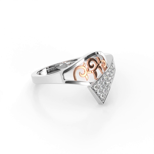 Classic Carving Style Diamond Ring