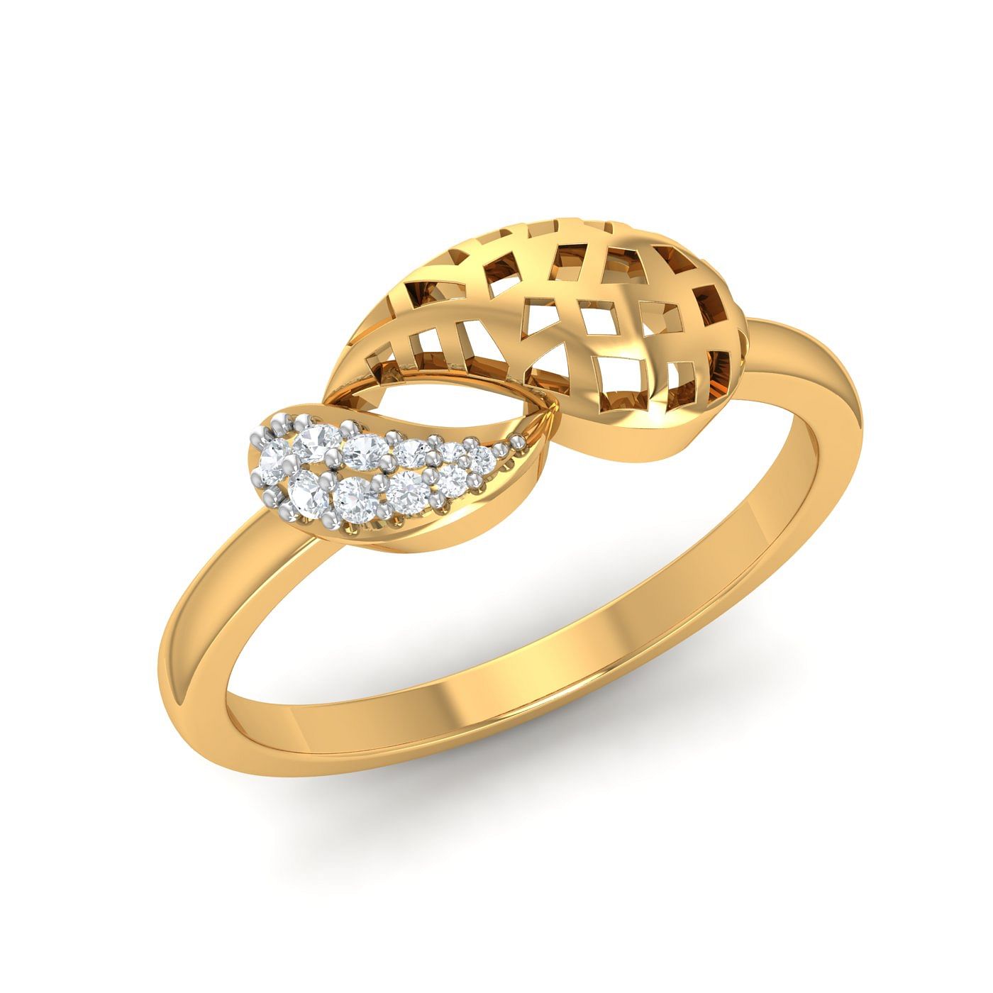 Fine Jewelry 18 K Rings | Gold Plated 18 K Rings | 18 Kt Gold Plated Ring -  Titanium 18 - Aliexpress