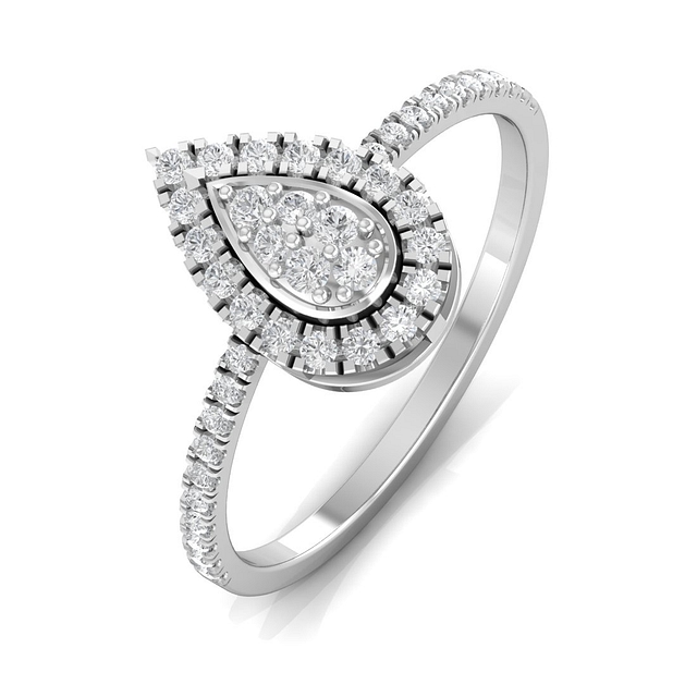 Alina Pear Shape Diamond Ring