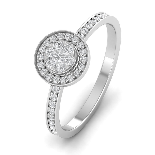 Rosalie Cluster Diamond Ring