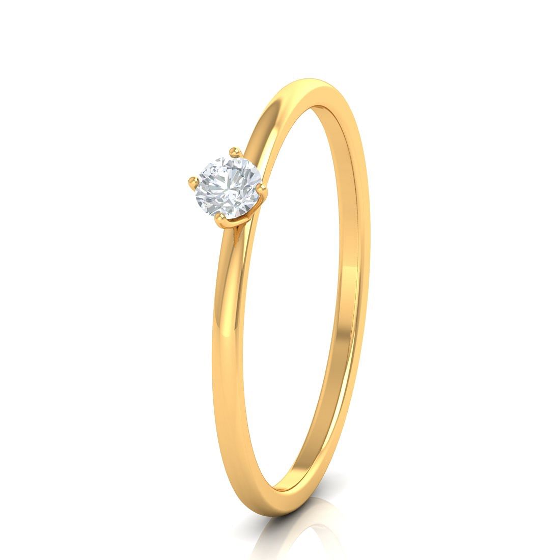Single Stone Art-Deco 'Caroline' Engagement Ring 1.26 Carats Total Weight –  Harold Stevens