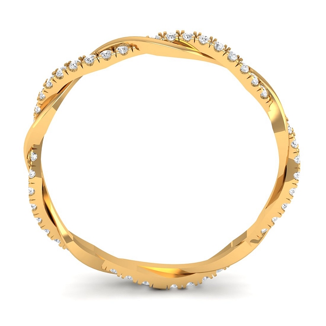 Twisted Diamond Ring For Women