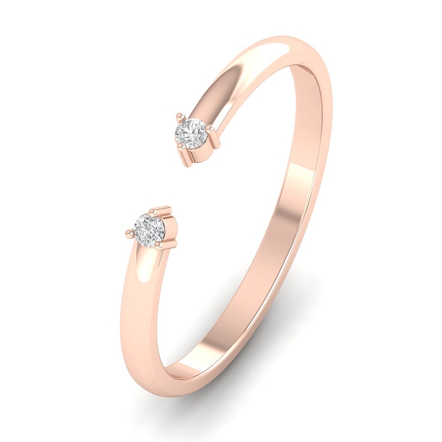 Aditi Dual Diamond Ring For Women