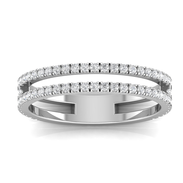 Elata Dual Layer Diamond Ring