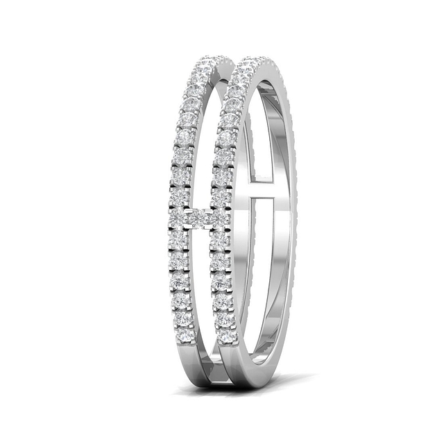Elata Dual Layer Diamond Ring