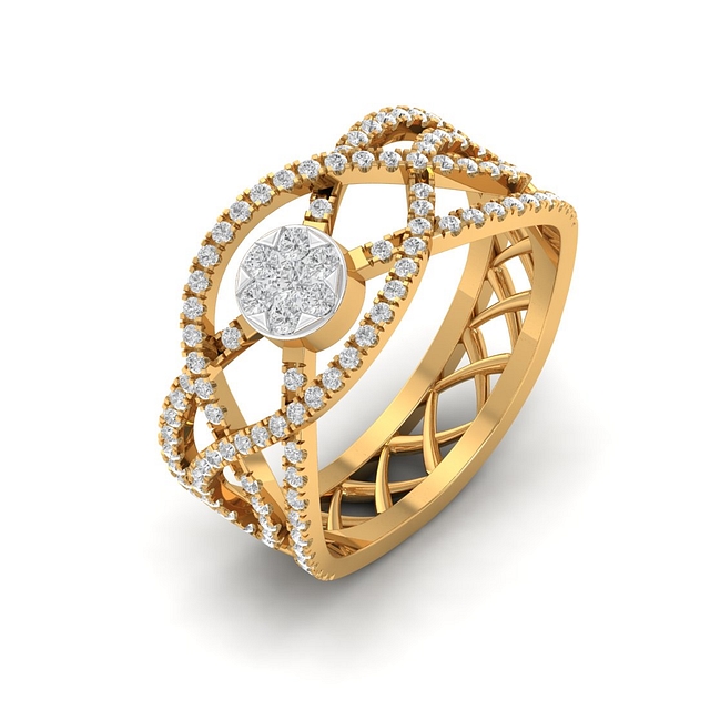 Lexie Halo Diamond Ring
