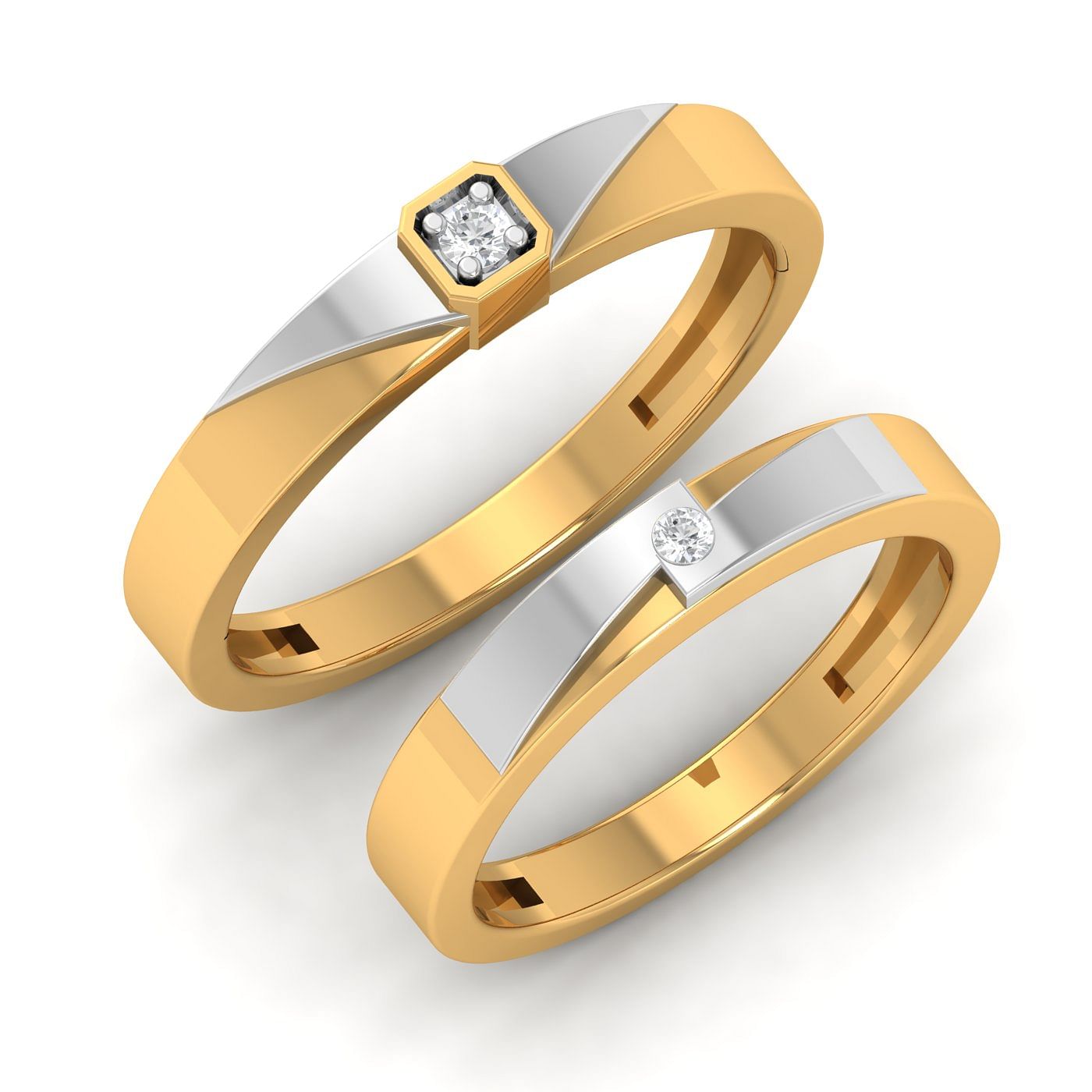One Of A Kind Poesy Diamond Stackable Ring | Monica Rich Kosann