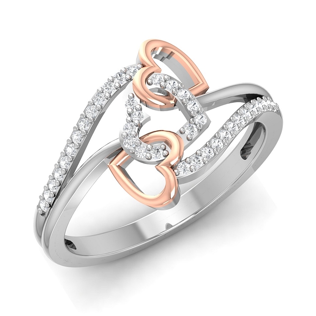 Love Triangle Wedding Ring