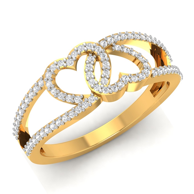 Merge Heart Wedding Ring
