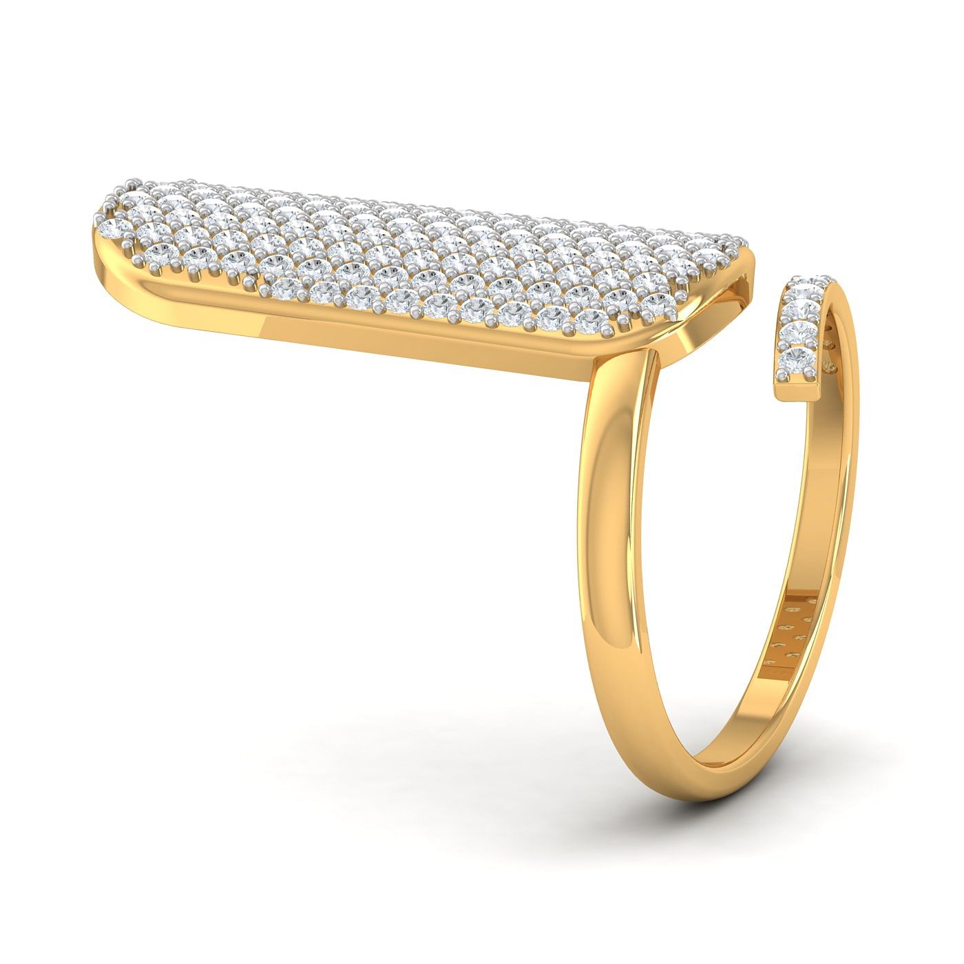 Diamond Crystail Nail Ring – Misi Jewels & Co.