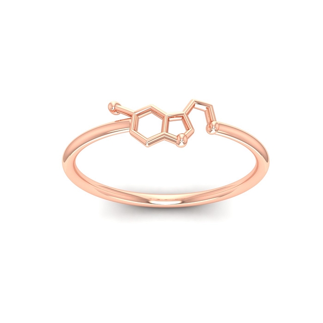Serotonina Gold Ring