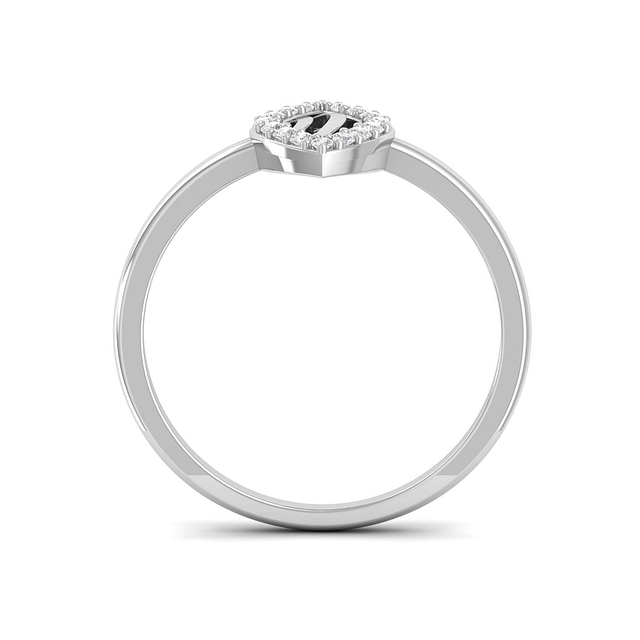 Evil Eye Pattern Diamond Ring
