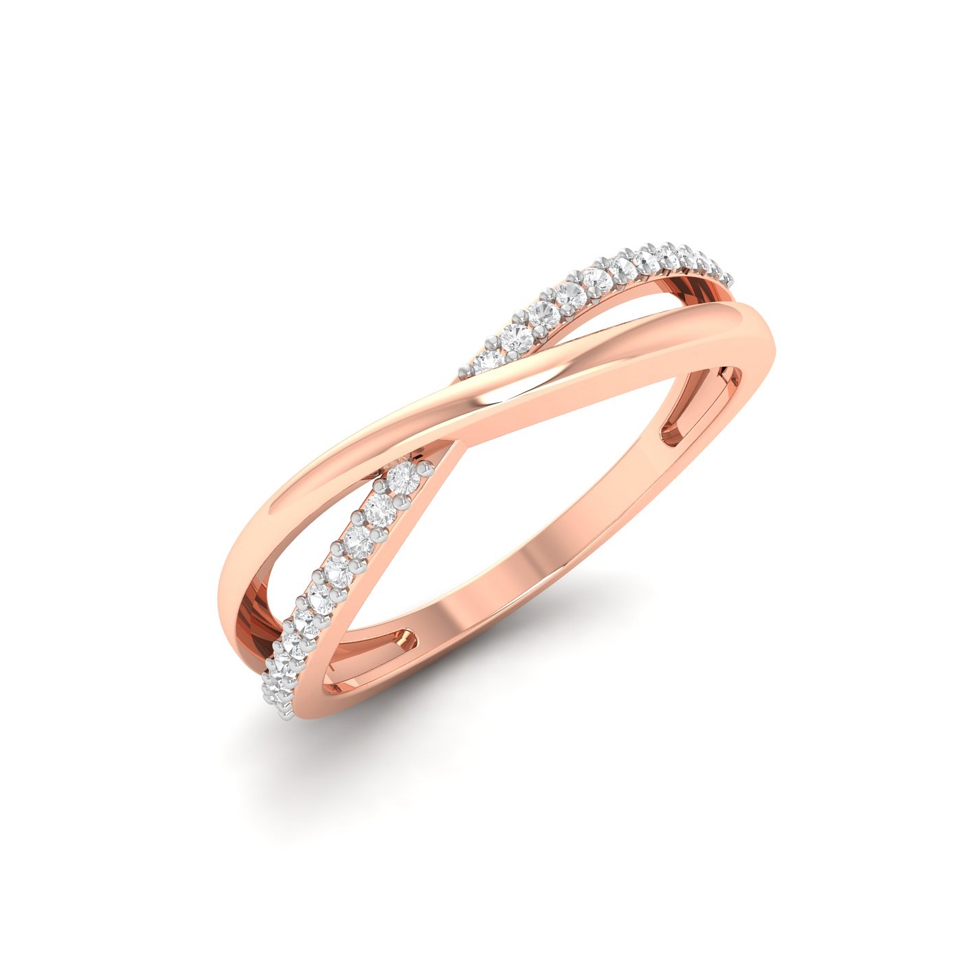 Trendy Diamond Ring Designs for the Modern Woman || Criss - cross Diamond Ring ||
