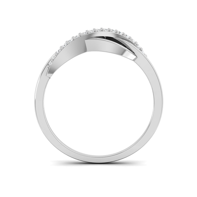 Wavy Diamond Delicate Ring