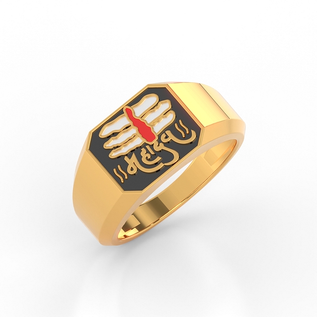 Mahadev Iconic Gold Ring